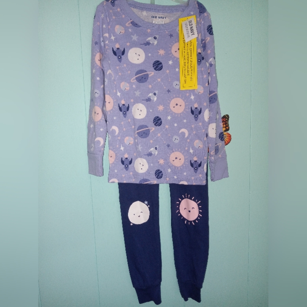 Old Navy Kids Pajama Set - Purple and Navy